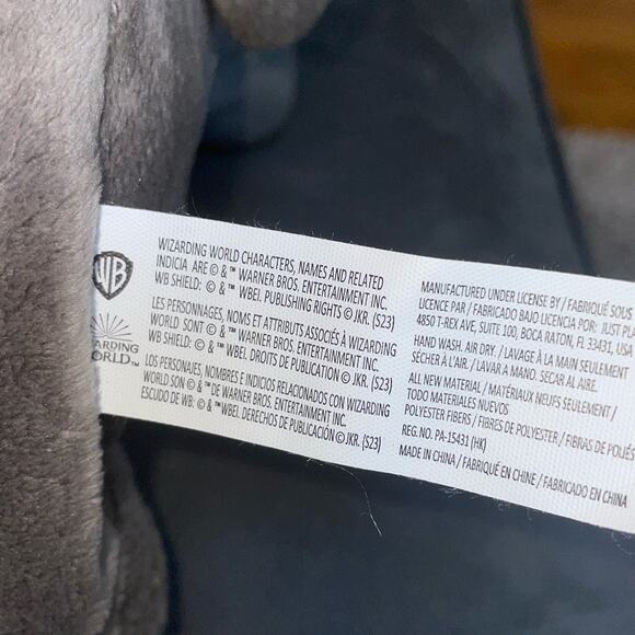 Harry Potter Plush Dog Hagrids Fang Neapolitan Mastiff Boarhound Nursery Pup 13” - Picture 12 of 13